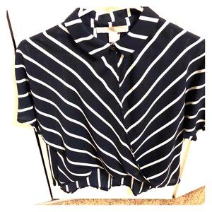 A stripped blouse